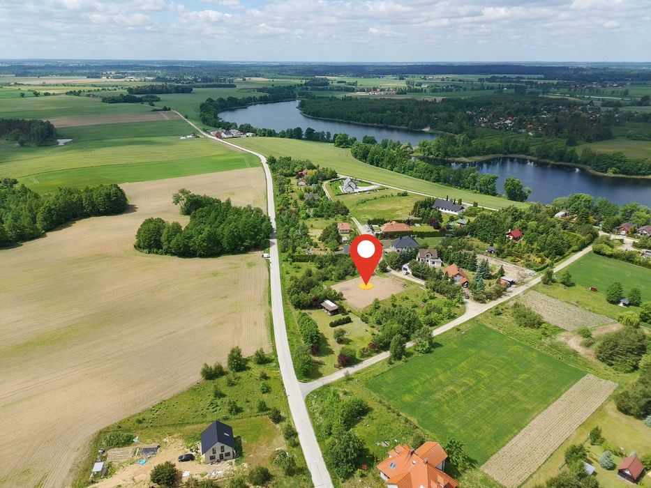 Działka nad jeziorem – 1500 m². Bez pośredników. Szybki dojazd do miasta