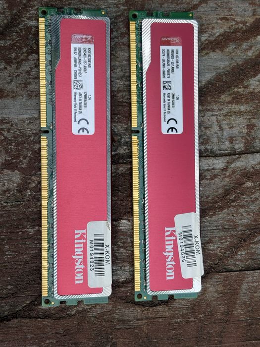 HyperX Fury Red 8 GB DDR3 2 kości