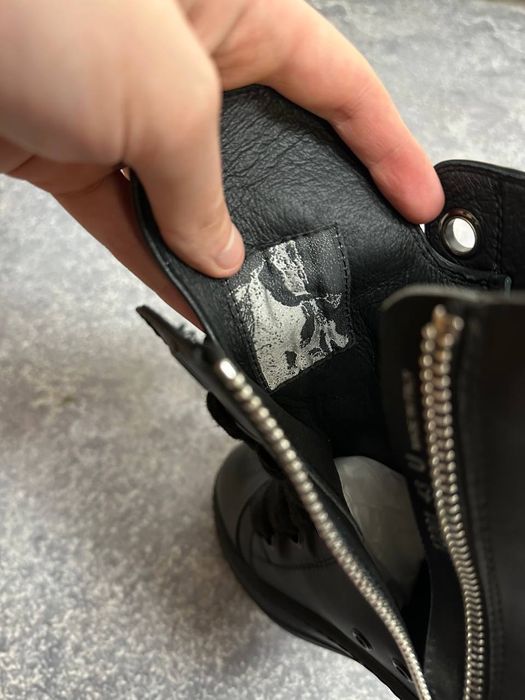 Rick Owens Ramones jumbo lace черные кеды кроссовки чорні opium 42 43