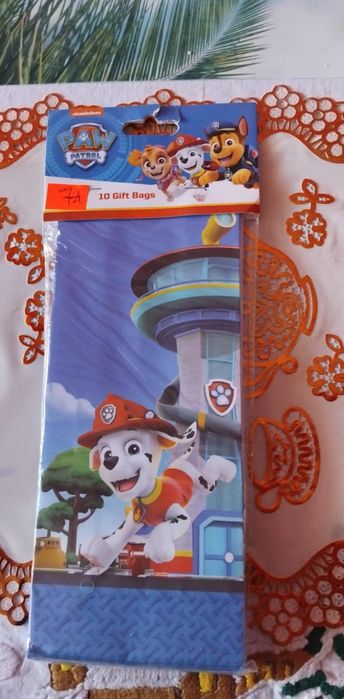 Torebeczki na prezenty psy patrol