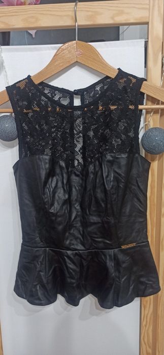 Bluzka z baskinką explosion roz 36