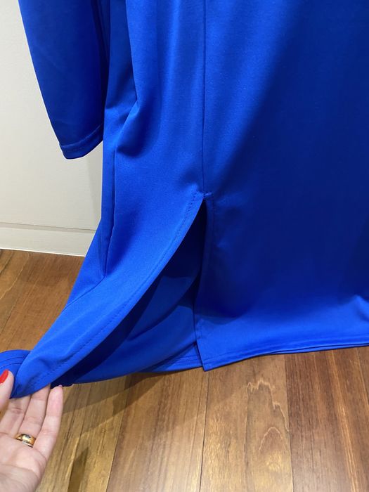 Vestido azul de malha com elastano tamanho S/M