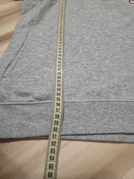 Bluza z kapturem miś V neck dekolt szara colours of the world