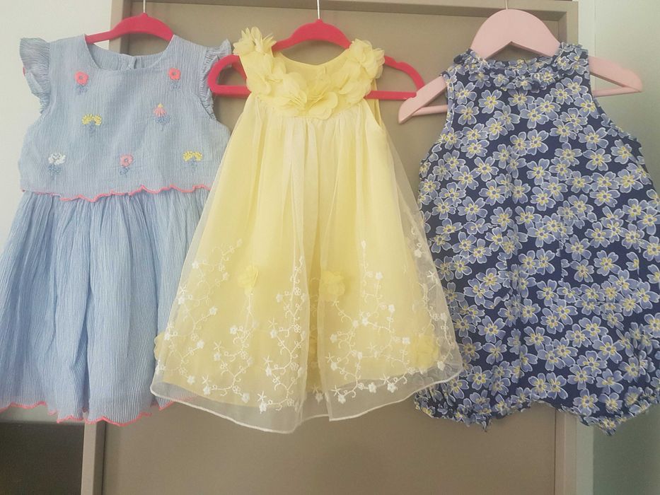 Paka, zestaw ubranek dla dziewczynki rozmiar 74- 80