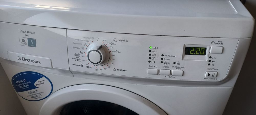 Maquina lavar roupa eletrolux