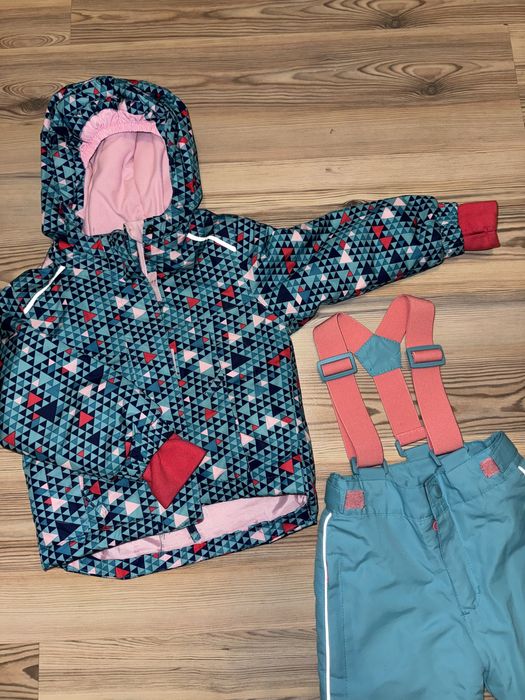 Komplet na śnieg kombinezon narciarki Smyk 86 92