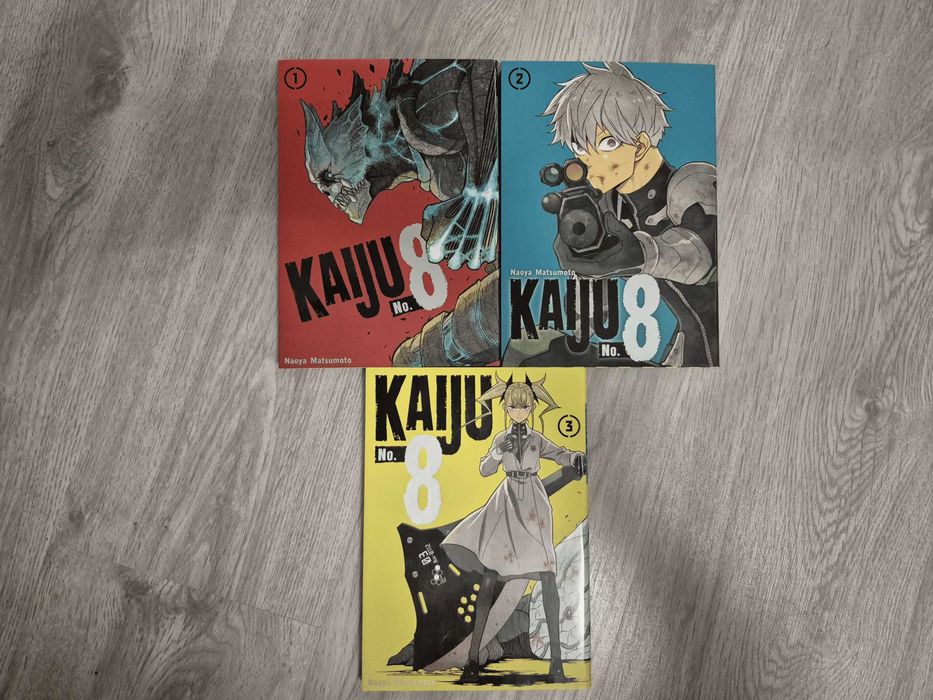 Kaiju no 8 1-3 manga