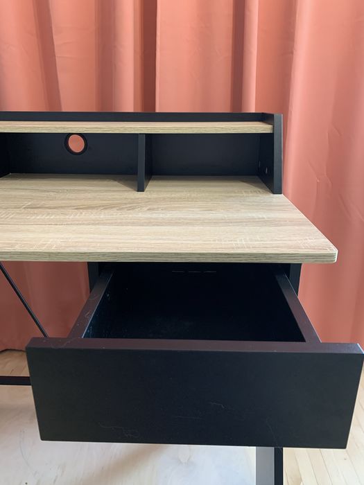 Biurko loft dab sonoma  małe kompaktowe