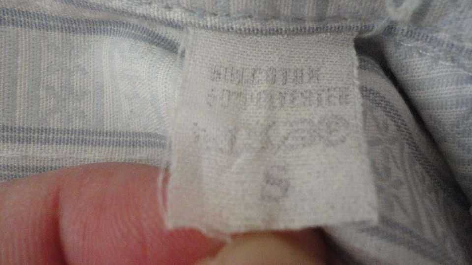 Camisa de homem branca e cinza às riscas Antonelli