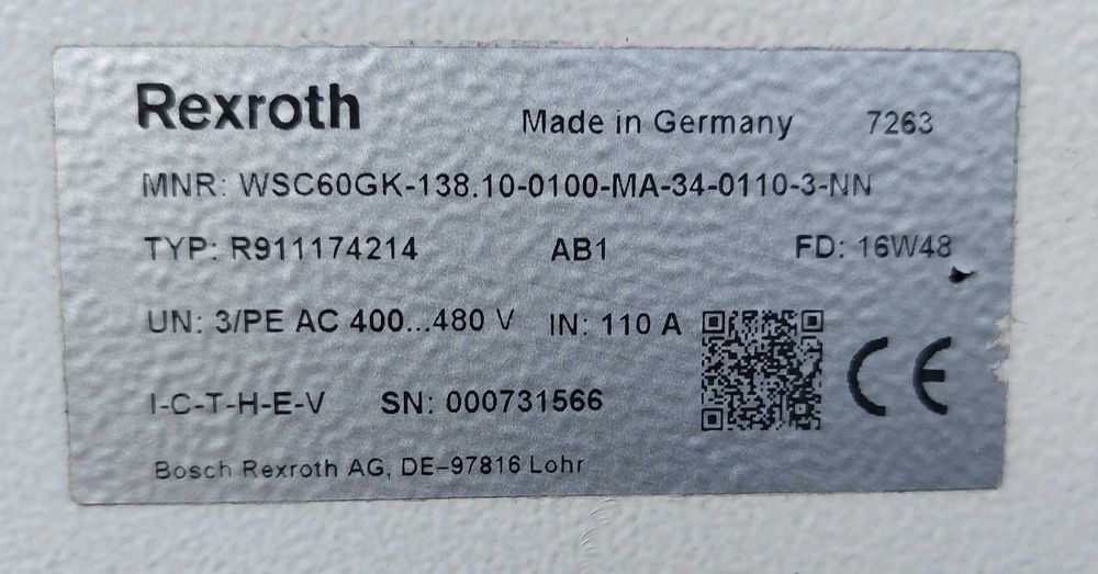 Bosch REXROTH PSI6000 inwerter częstotliwości zgrzewanie spawanie KUKA