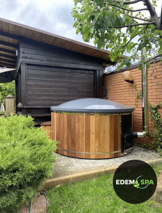 Спа купель! Виробник! Чан на дровах! Вуличне джакузі! Баня офуро!