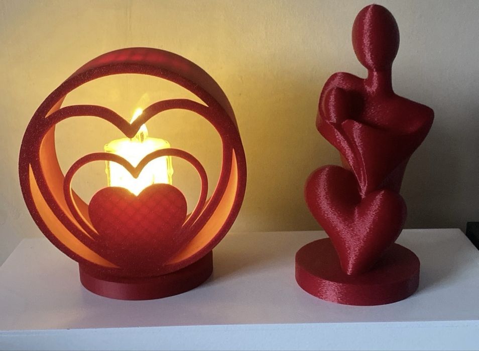 Serce figurki 3d