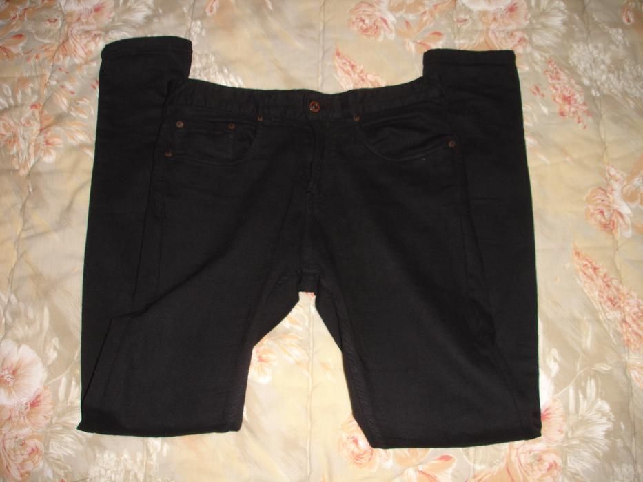 Calças Pretas Zara Man (Skinny) 38
