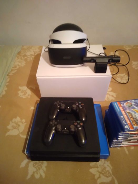 Ps4 kit rv mais camera e jogos