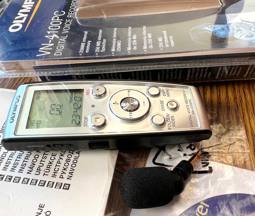 Диктофон Olympus VN 4100 з мікрофоном ME25W