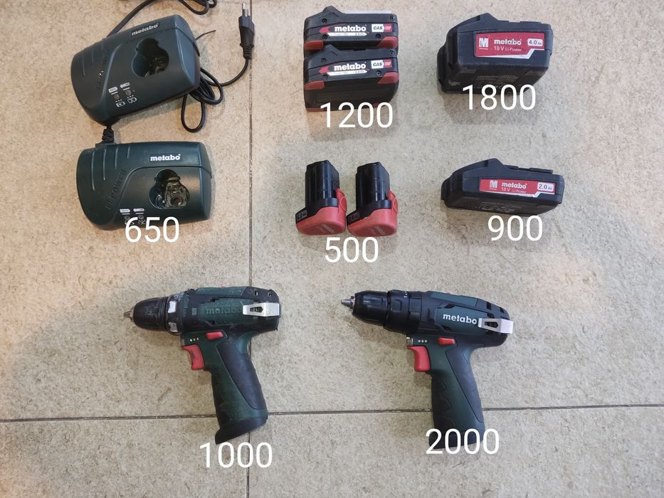 Metabo Бош Прокрафт Макита Деволт оригинал АКБ гайковерт перфоратор