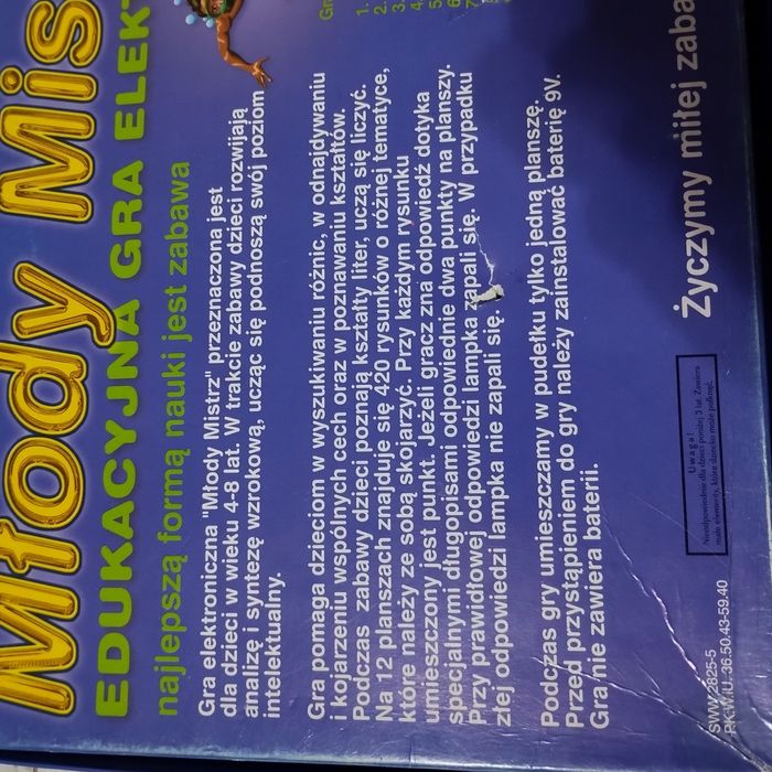 Młody mistrz, edukacyjna gra elektroniczna