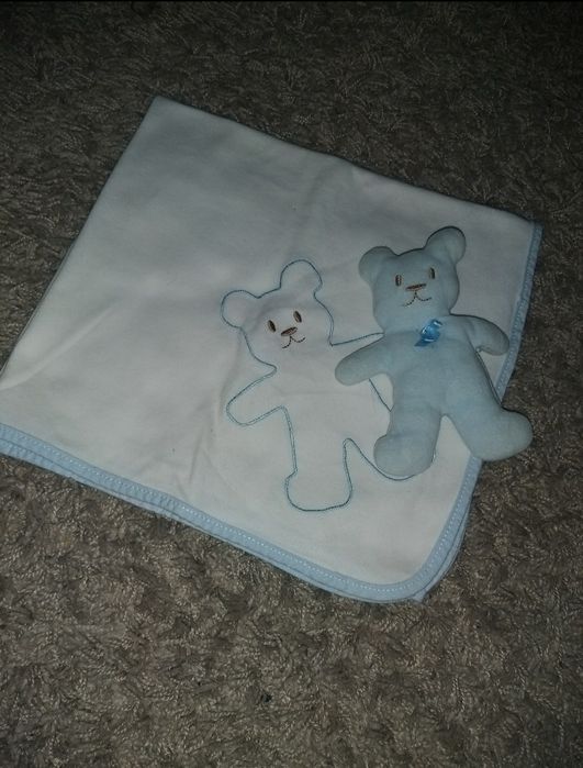 Fralda em algodão com bonequinho