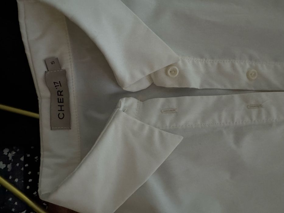 Біла блуза сорочка рубашка cher17