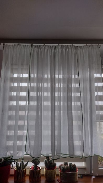 Firanka kresz biały 300/130