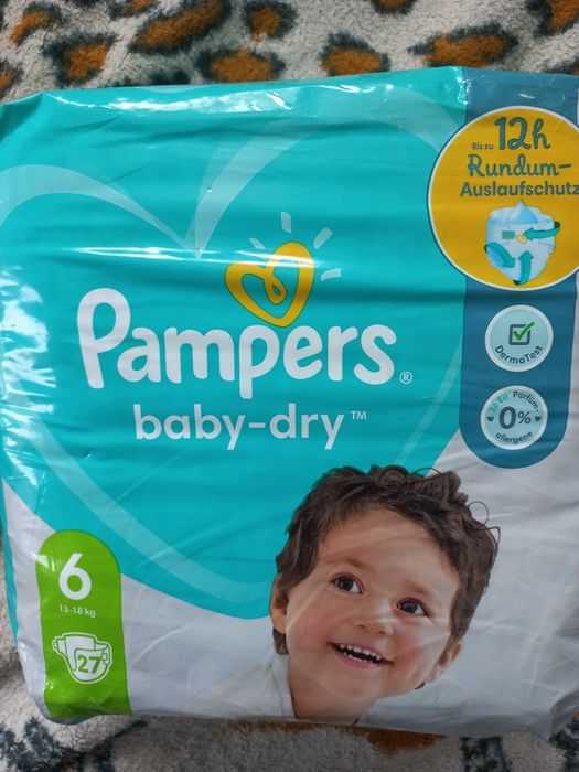 Памперси  Pampers baby-dry, 6