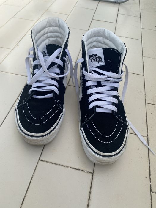 Ténis bota Vans em xadrez pouco usados
