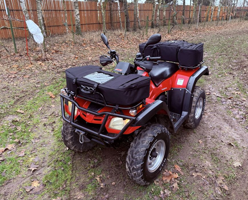 Quad atv Linhai Buyang 300 4x4 wyciagarka zarejestrowany l7e 2 osoby