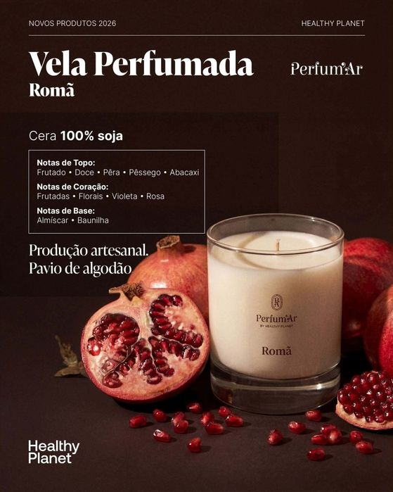 Perfumes e velas para o lar