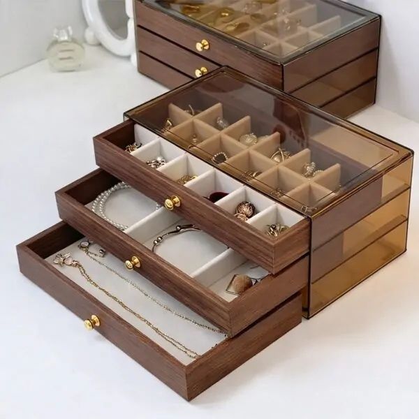 Скринька-органайзер для зберігання прикрас 3-ярусна "Дерево"