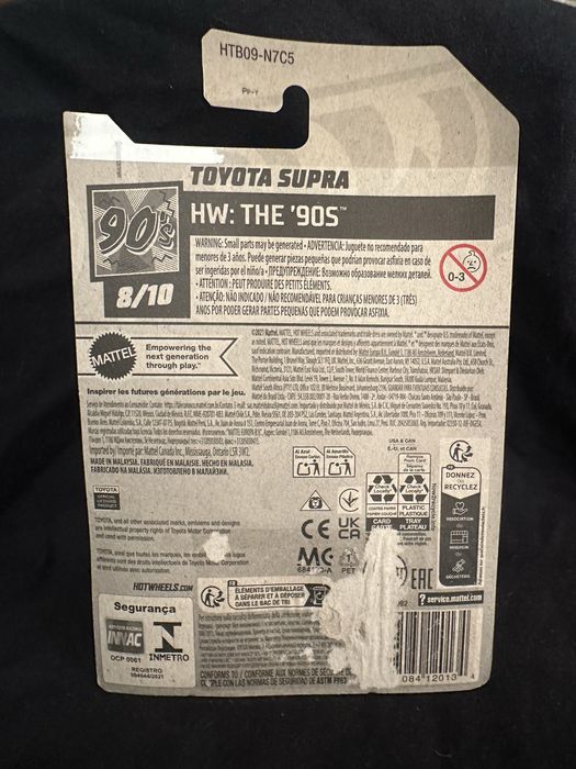 Hot Wheels 2024 The 90’s 8/10 verde escuro Toyota Supra #232