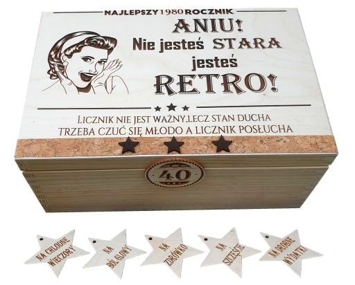prezent 30 40 50 60 urodziny dla niej dla kobiety