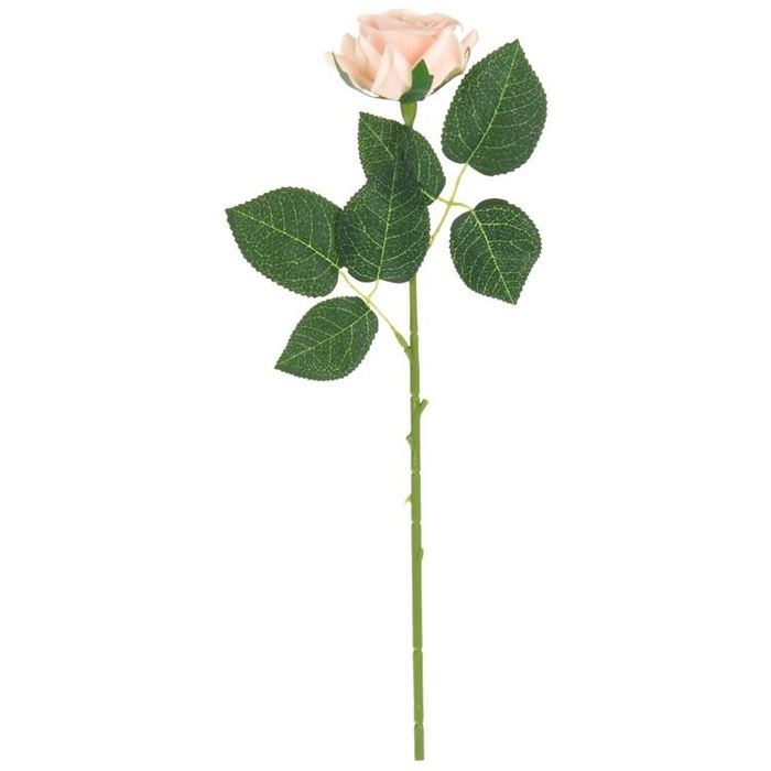Róża Silikonowa Gałązka Kwiaty Sztuczne Dekoracje do Wazonu 44 cm