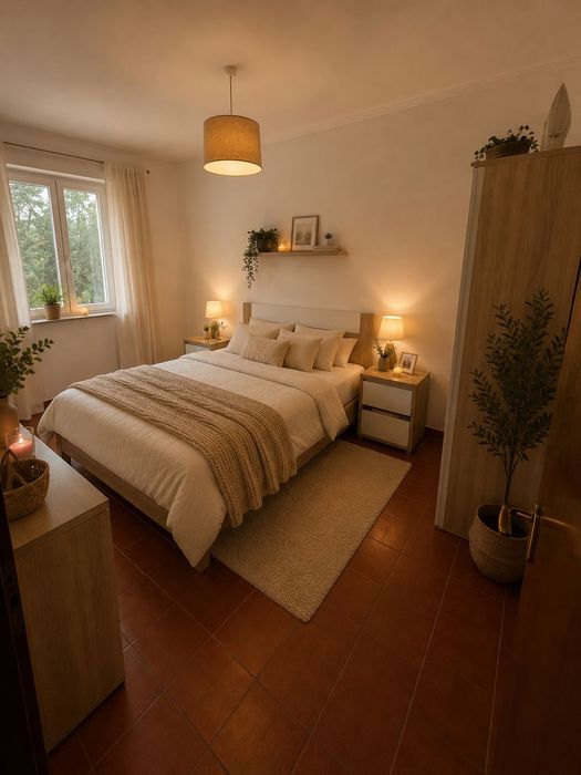 Cama de Casal Moderna 140x200 + Estrado