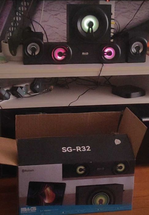 OPORTUNIDADE – Sistema de Som 3.1 Bluetooth  NOVO