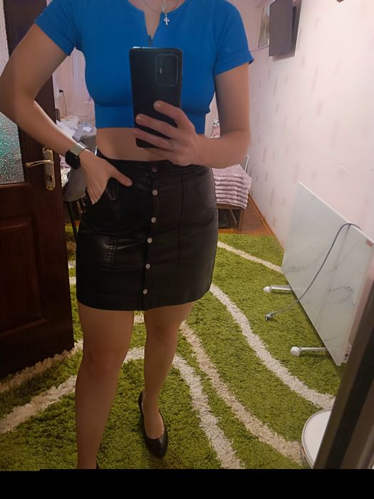 Спідниця еко шкіра