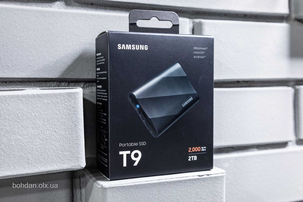 Samsung T9 2TB Portable SSD Black (MU-PG2T0B)