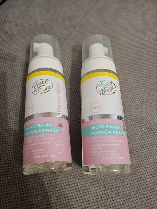 2x Faceboom pianka do mycia twarzy, kojąca 150 ml