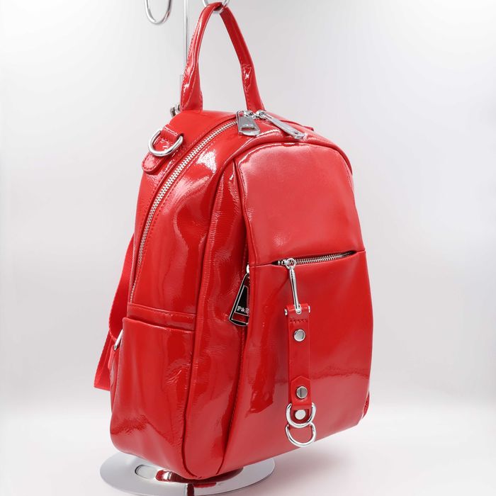Рюкзак жіночий шкіряний Polina&Eiterou 18104-8 Рюкзак женский кожа лак