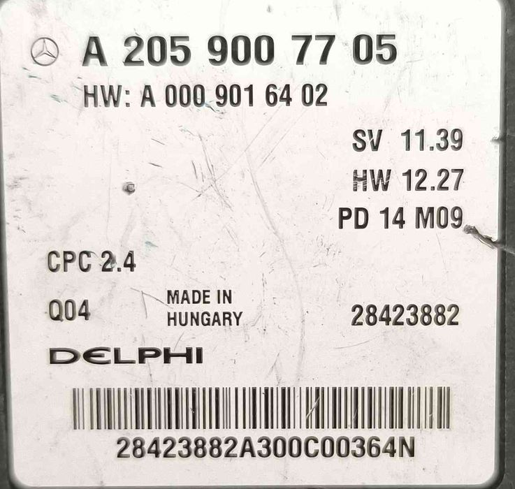 Centralina Caixa Velocidades MERCEDES-BENZ C-CLASS (W205) ano 2014