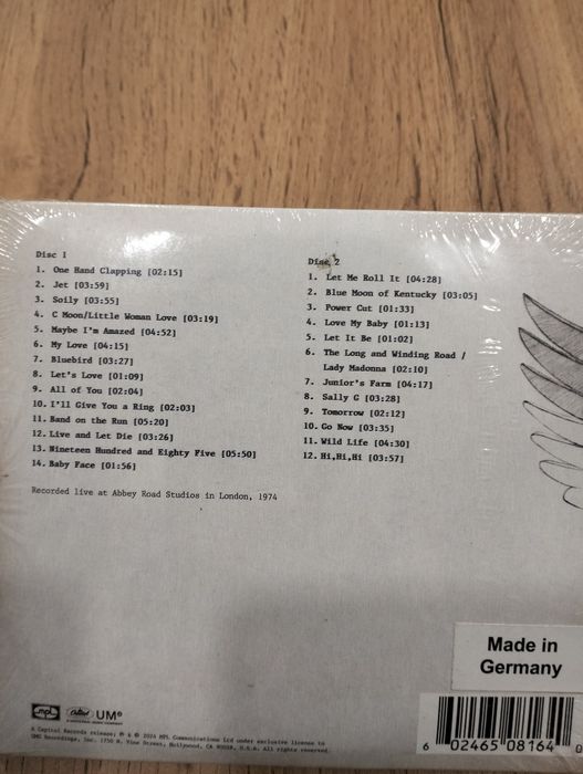 CD duplo Paul McCartney & Wings - One Hand Clapping'