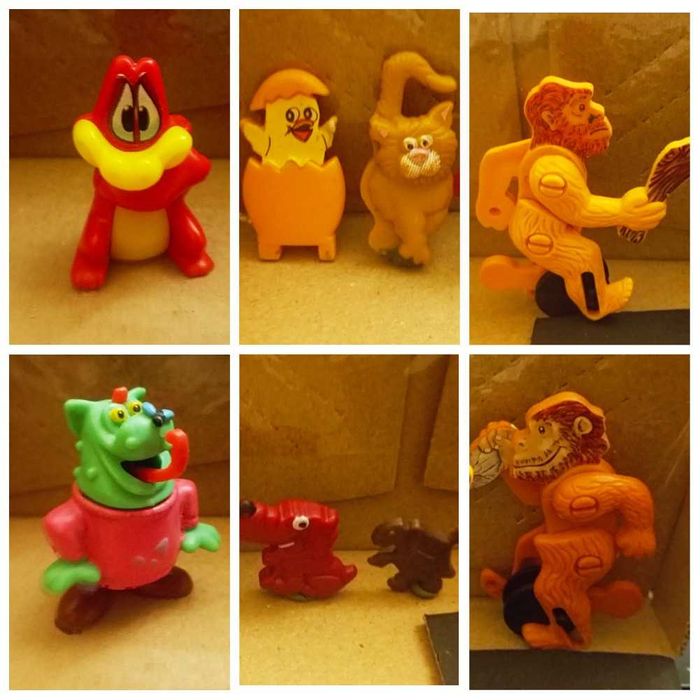 кіндери, дуже старі серії, 1990 роки