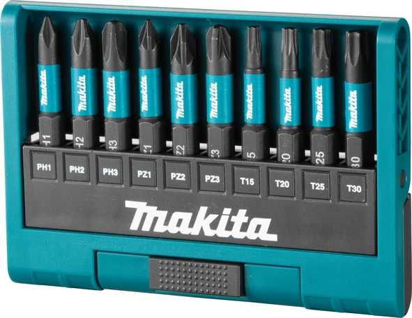 Набор бит 10 шт. Impact Black 50 мм Makita