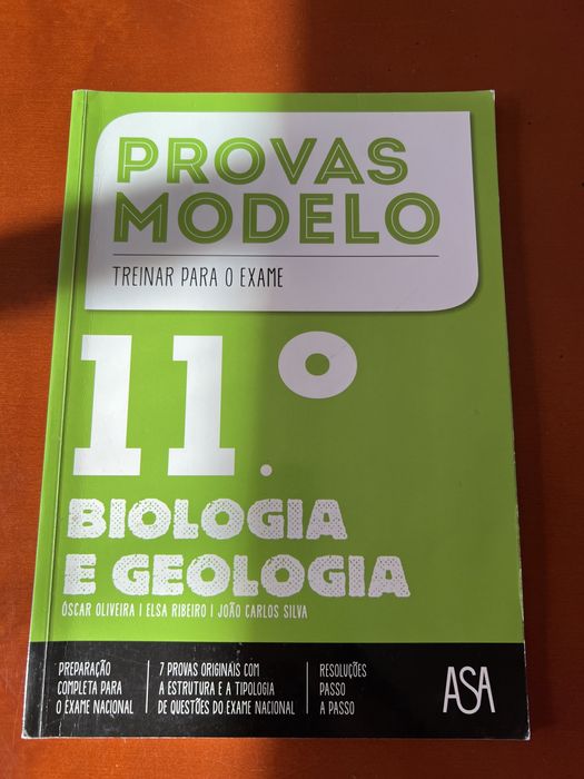 Livros de Biologia e Geologia 11 ano - exame