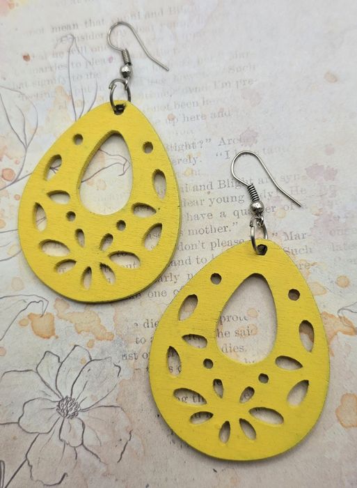 Łezki boho kolczyki hippie Fashion Jewelry Modna Biżuteria modne