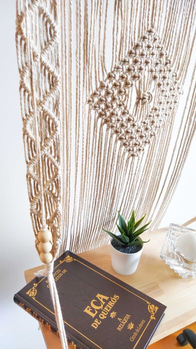 Prateleira em macramé - NOVO