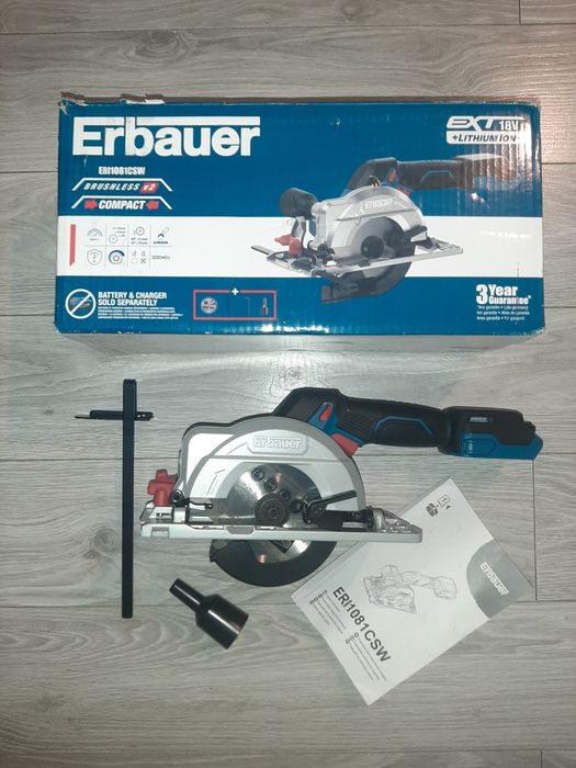 Piła tarczowa akumulatorowa Erbauer G2 ERI1081CSW 18V EXT tarcza 120mm