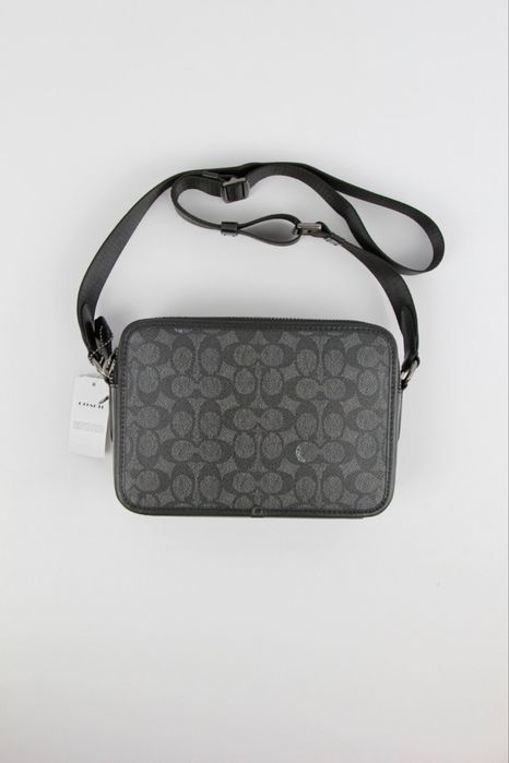 Оригінал! Чоловіча сумка Coach натуральна шкіра ( Lacoste, Hugo Boss)