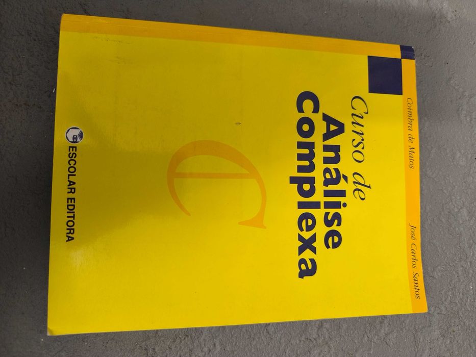 Curso de Análise Complexa – José Carlos Santos (Matemática)