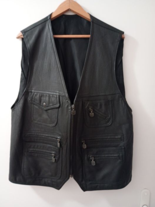 Kamizelka skórzana