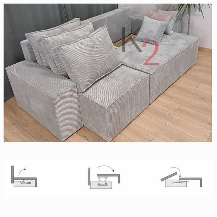 narożnik FABIO, rogówka kanapa USB narożnik POD WYMIAR+GRATIS